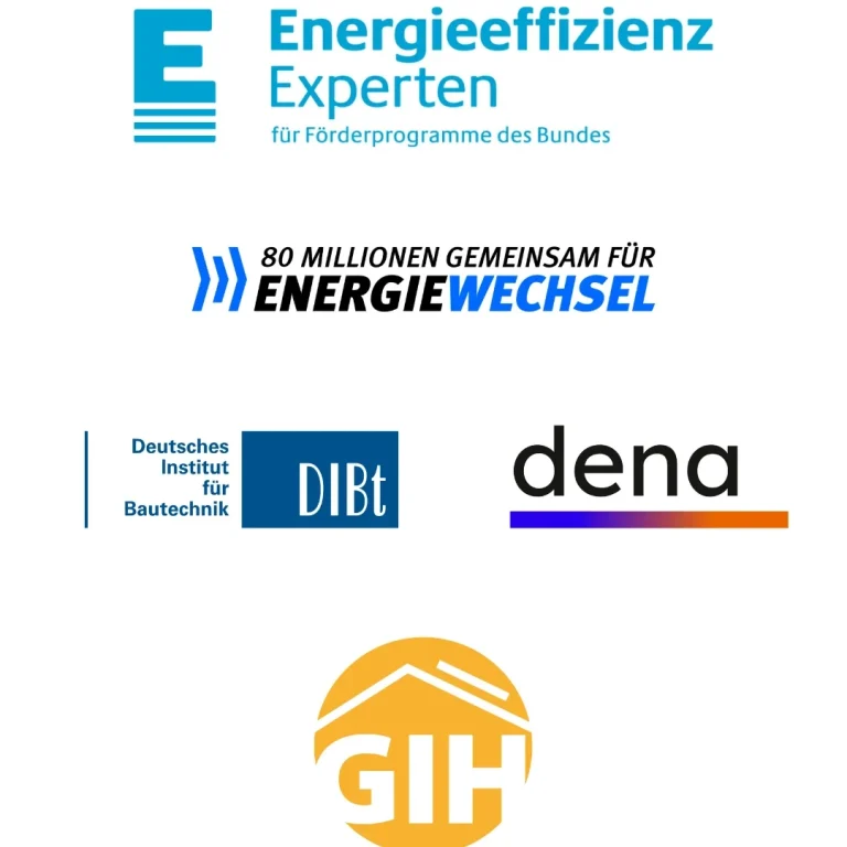 Logo der Initiative für Energieeffizienz und Partnerorganisationen.